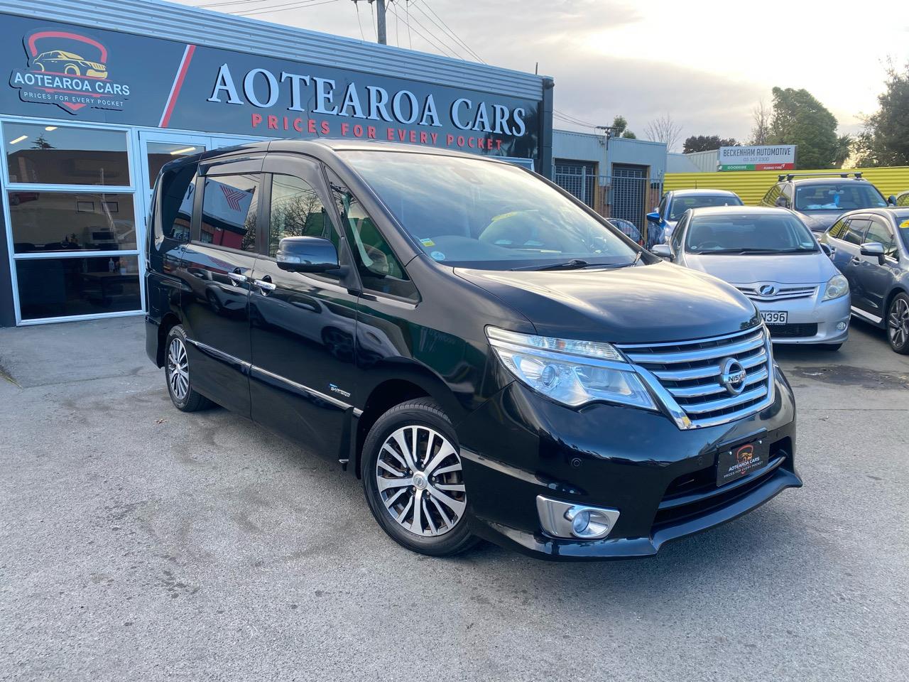 second hand 2015 Nissan Serena Hybrid for sale NZ