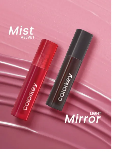 1pc Mini Mirror Air-Feel Lip Glaze, High-Shine Mirror Gloss Carousel 2