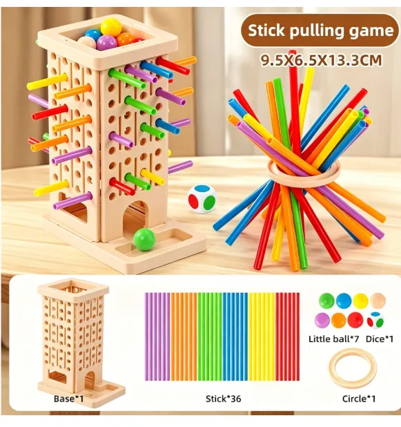 Toys & Games, Educational & Science Toys, Early Development & Activity Toys, Sorting, Stacking & Building Toys, Jenga Game Carousel 10