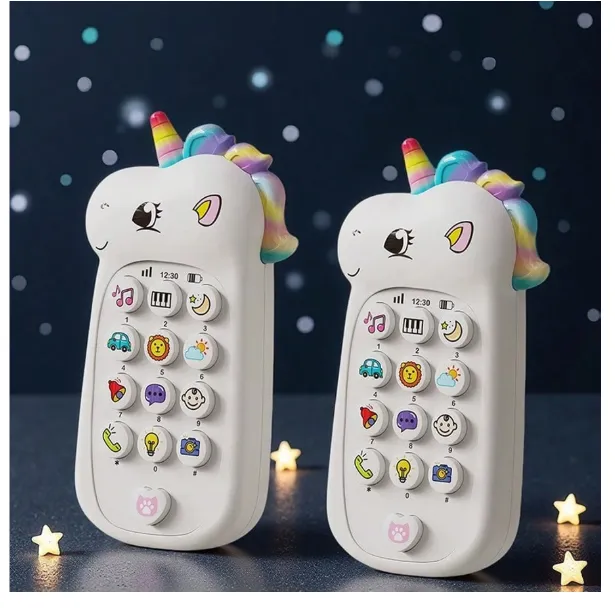 1pc Baby Music Phone With 10+ Interactive Sounds Carousel 7