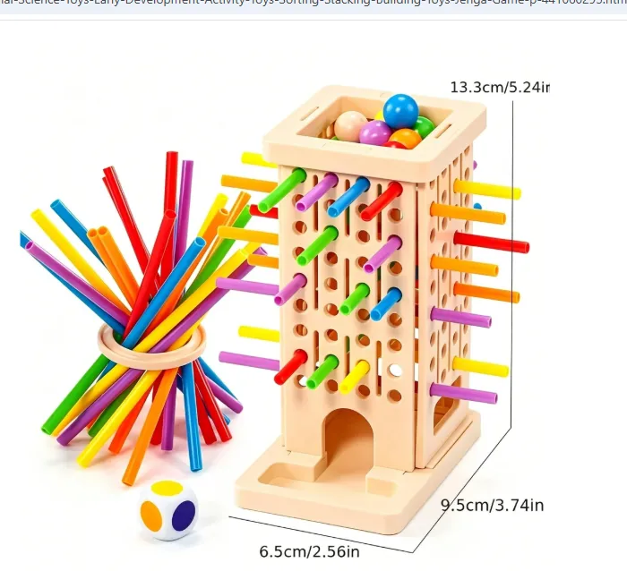 Toys & Games, Educational & Science Toys, Early Development & Activity Toys, Sorting, Stacking & Building Toys, Jenga Game Carousel 9