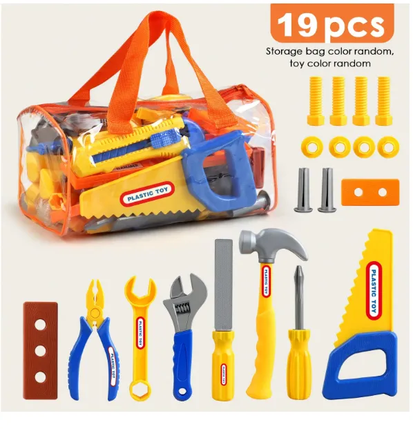 10/19/30pcs Family Toy Tool Box Set, Screwdriver & Realistic Tools, Children Toys For Boys And Girls Carousel 8