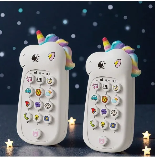 1pc Baby Music Phone With 10+ Interactive Sounds