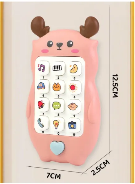 Interactive Baby Music Phone: Music, Animals And Over 10 Sound Effects, 2 Switchable Modes Carousel 7