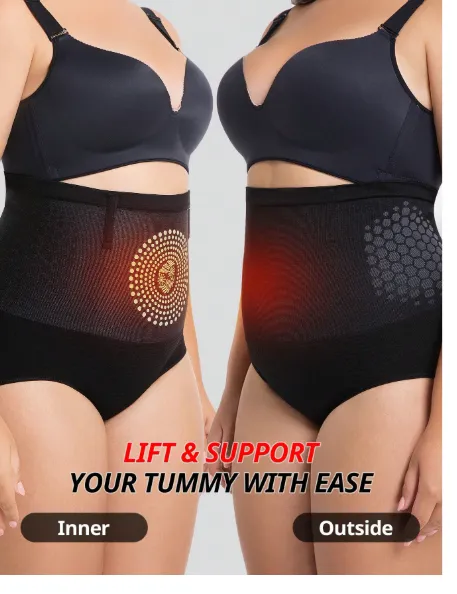 Plus Size Women's Seamless High Waist Shaping Sports Underwear Carousel 4