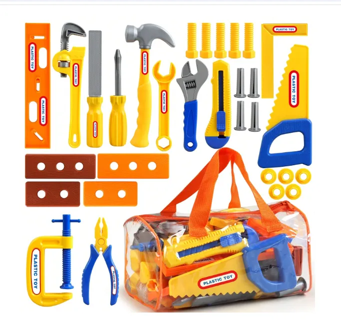 10/19/30pcs Family Toy Tool Box Set, Screwdriver & Realistic Tools, Children Toys For Boys And Girls Carousel 5
