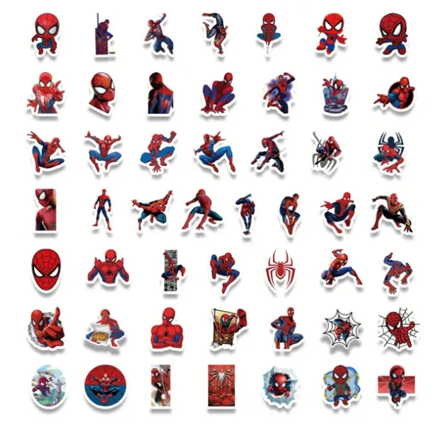50pcs Stickers, Superhero Anime Boy, Classic Movie Graffiti Stickers Carousel 2