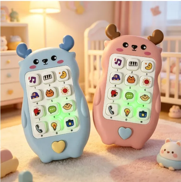 Interactive Baby Music Phone: Music, Animals And Over 10 Sound Effects, 2 Switchable Modes Carousel 1