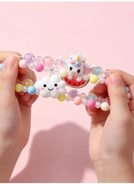 24PCS Girls Cute Butterfly Flower Heart Charm Bracelets Carousel 4