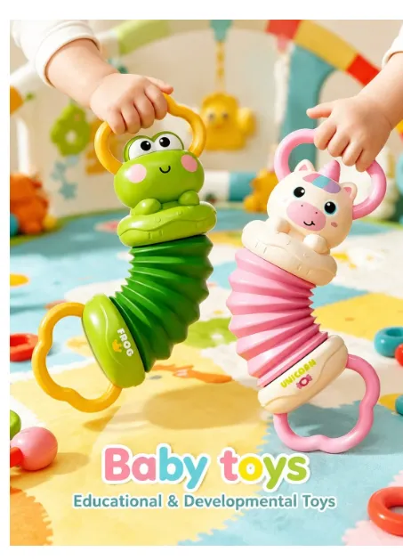 Fun Cartoon Handheld Accordion Toy, Cute Animal Musical Instrument, Suitable For Infants And Toddlers Carousel 1