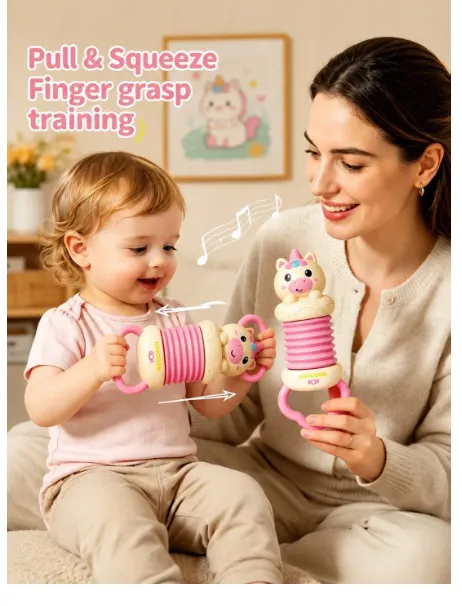Fun Cartoon Handheld Accordion Toy, Cute Animal Musical Instrument, Suitable For Infants And Toddlers Carousel 3