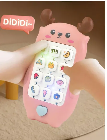 Interactive Baby Music Phone: Music, Animals And Over 10 Sound Effects, 2 Switchable Modes Carousel 2