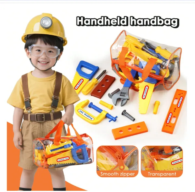 10/19/30pcs Family Toy Tool Box Set, Screwdriver & Realistic Tools, Children Toys For Boys And Girls Carousel 3