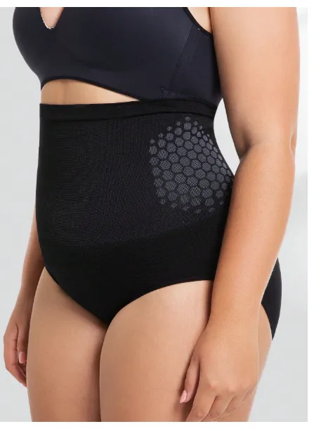 Plus Size Women's Seamless High Waist Shaping Sports Underwear Carousel 7
