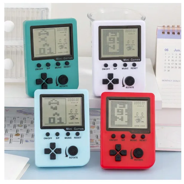 4pcs Classic Retro Mini Game Console, Built-In 26 Classic Games Carousel 5