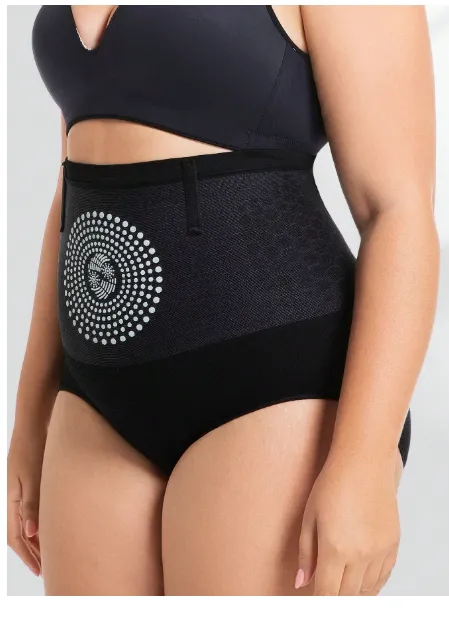 Plus Size Women's Seamless High Waist Shaping Sports Underwear Carousel 5
