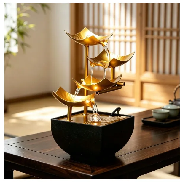 Zen Water Fountain Decor For Relaxation And Happiness, Suitable For Yoga Studio Carousel 7