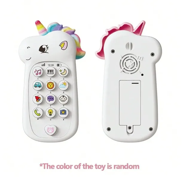 1pc Baby Music Phone With 10+ Interactive Sounds Carousel 5