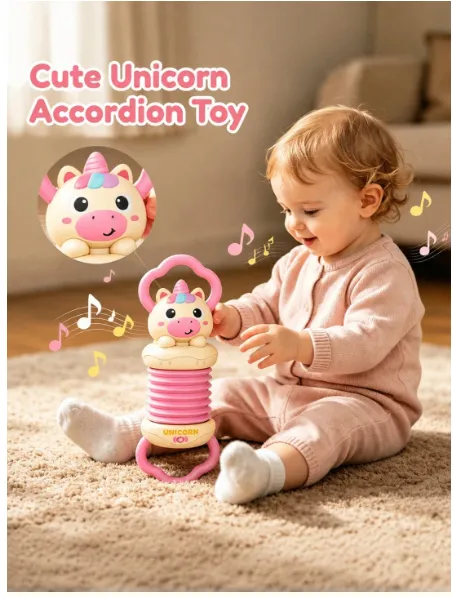 Fun Cartoon Handheld Accordion Toy, Cute Animal Musical Instrument, Suitable For Infants And Toddlers Carousel 4