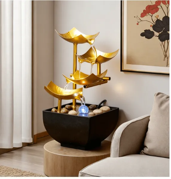 Zen Water Fountain Decor For Relaxation And Happiness, Suitable For Yoga Studio Carousel 1
