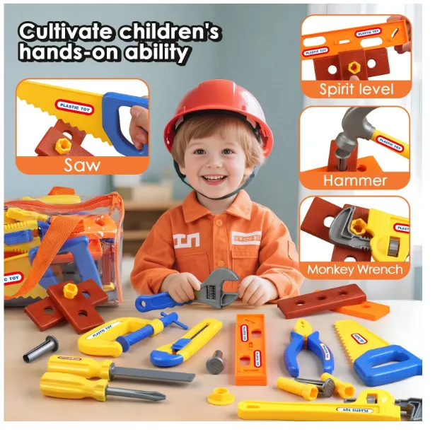 10/19/30pcs Family Toy Tool Box Set, Screwdriver & Realistic Tools, Children Toys For Boys And Girls Carousel 4
