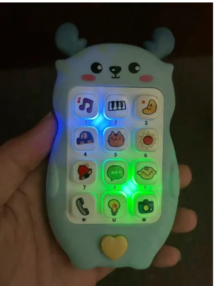 Interactive Baby Music Phone: Music, Animals And Over 10 Sound Effects, 2 Switchable Modes