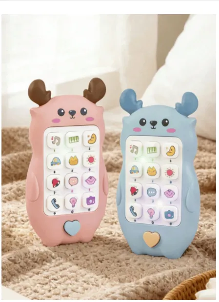Interactive Baby Music Phone: Music, Animals And Over 10 Sound Effects, 2 Switchable Modes Carousel 6
