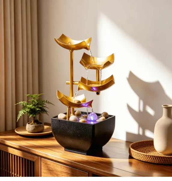 Zen Water Fountain Decor For Relaxation And Happiness, Suitable For Yoga Studio Carousel 5