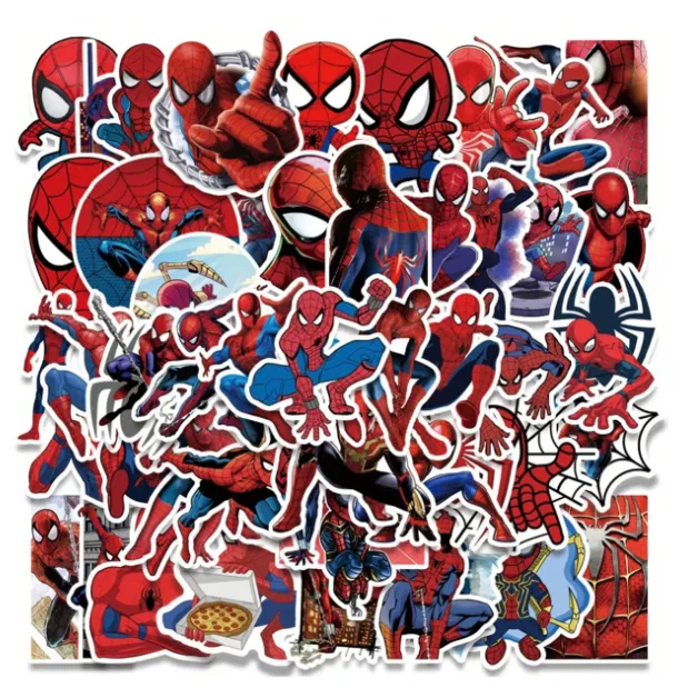 50pcs Stickers, Superhero Anime Boy, Classic Movie Graffiti Stickers Carousel 1