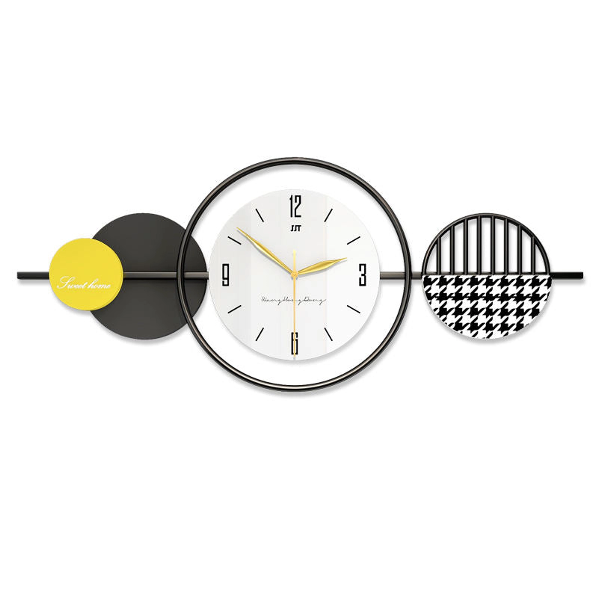 Modern Minimalist Decorative Wall Clock Carousel 4
