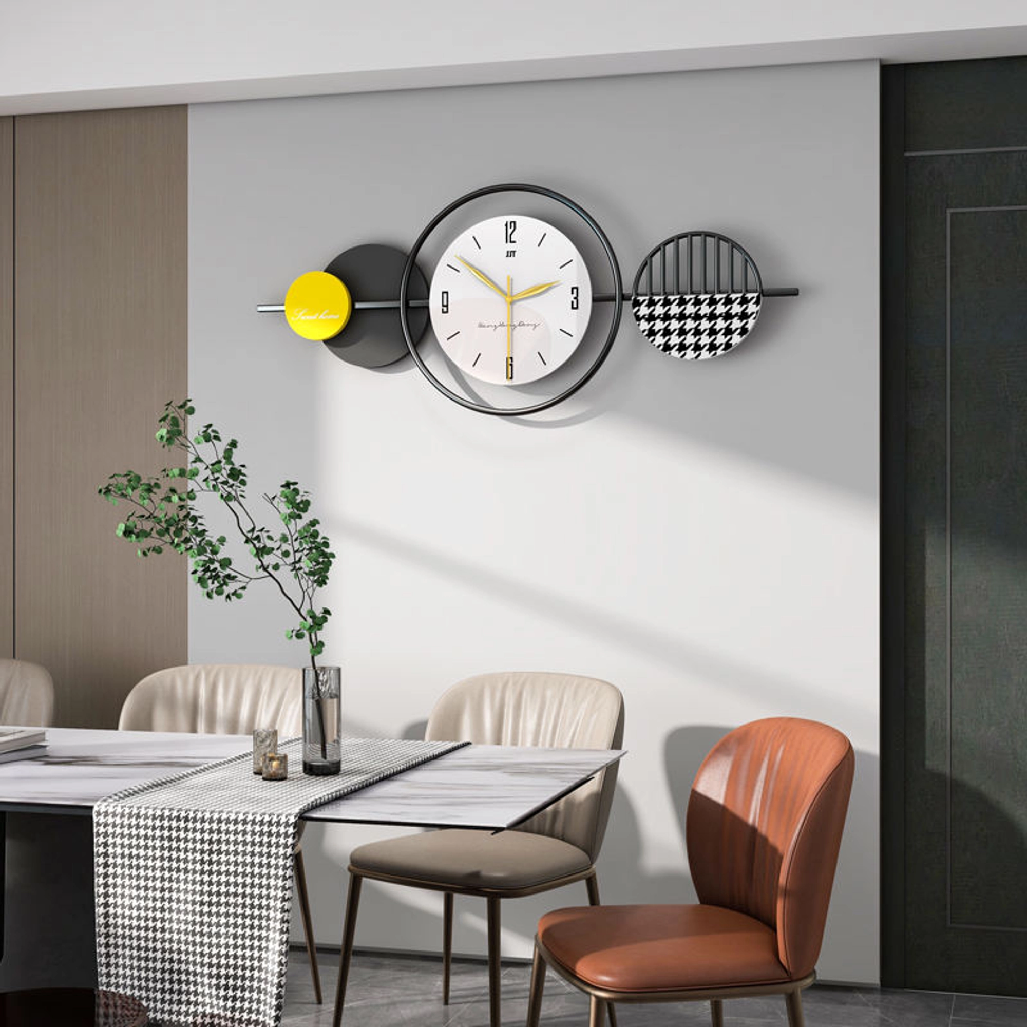 Modern Minimalist Decorative Wall Clock Carousel 5