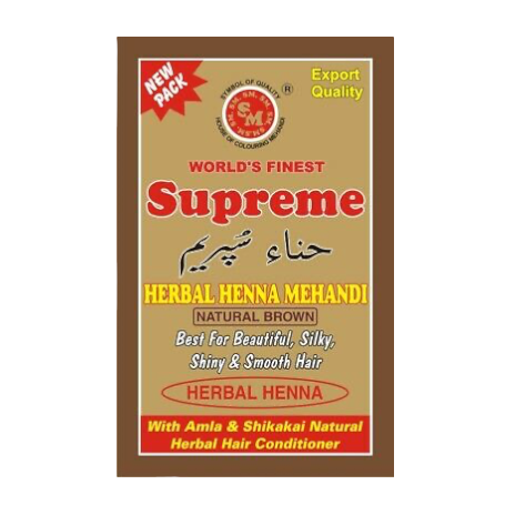 Supreme Herbal Henna Natural Brown 150g