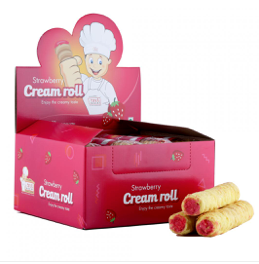 Atul Cream Roll Strawberry 50g