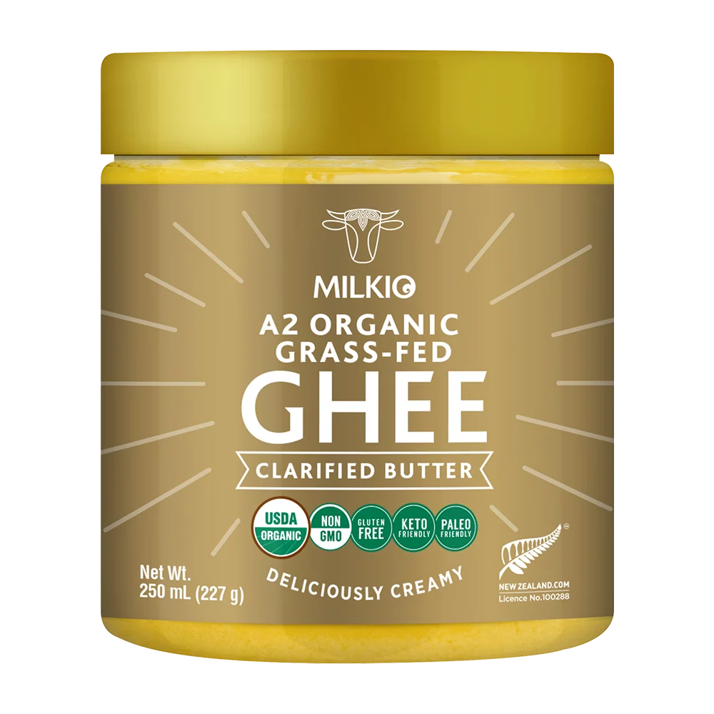 Milkio A2 Organic Grass Fed Cow Ghee 250ml