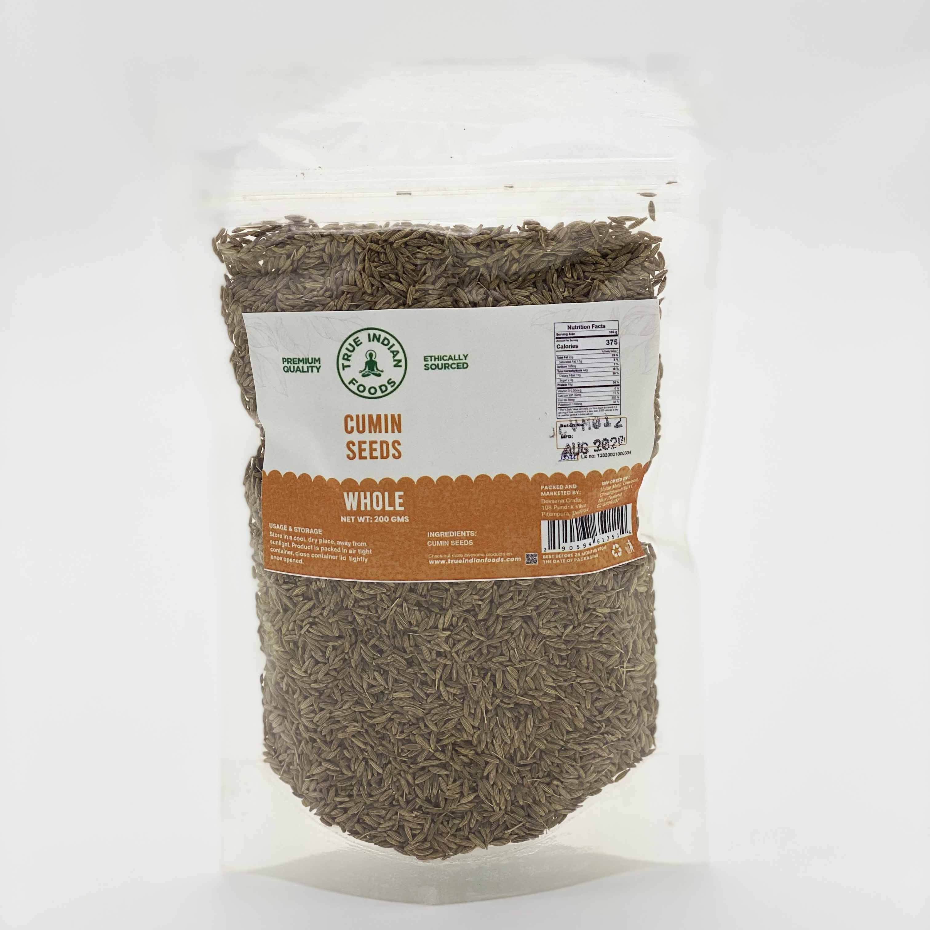 True Indian Foods Cumin Seeds 200g