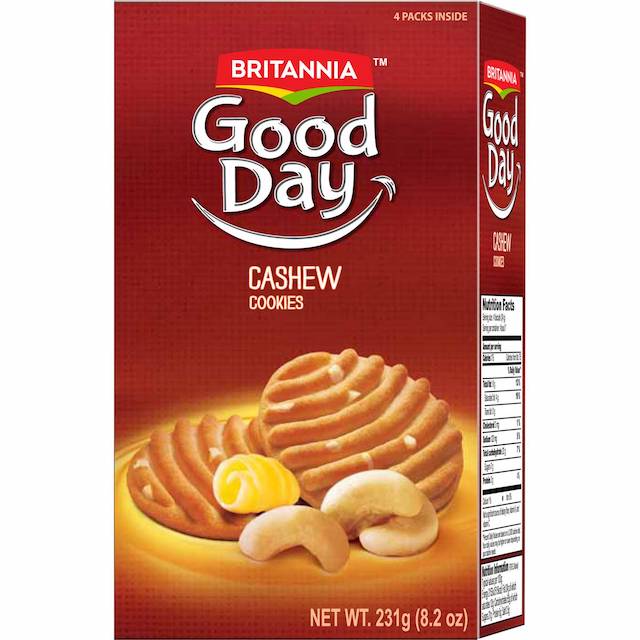 Britannia Goodday Cashew Cookies 231g