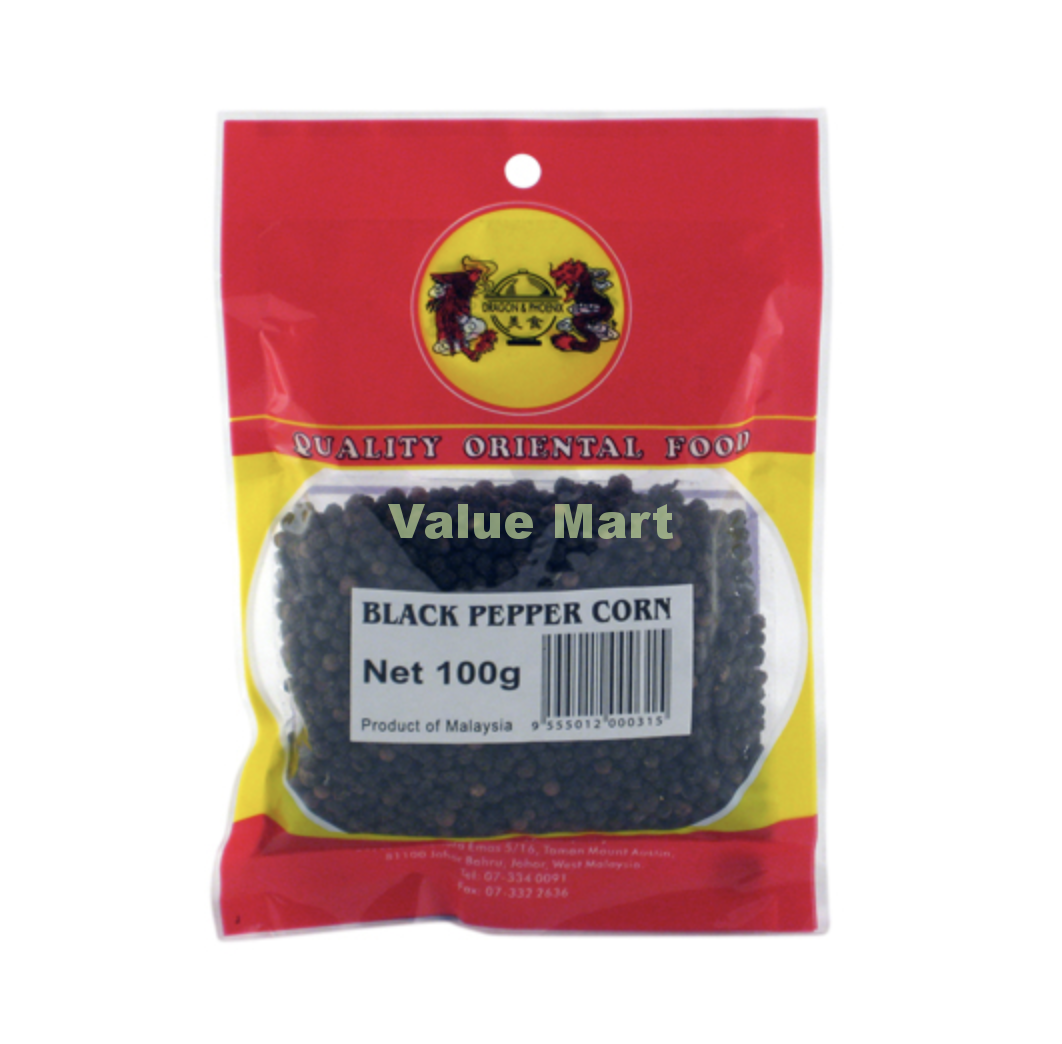Dragon Phoenix Black Peppercorn 100g