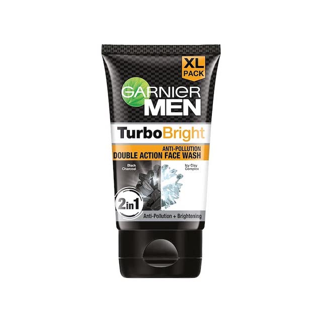 Garnier Men Turbo Bright Anti Pollution Face Wash 100g