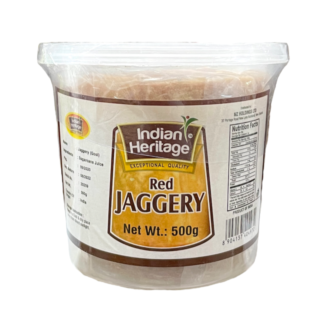 Indian Heritage Jaggery Red 500g