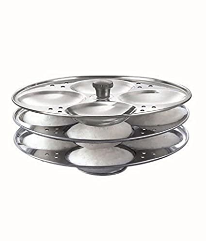 Idli Stand with 3 Plates