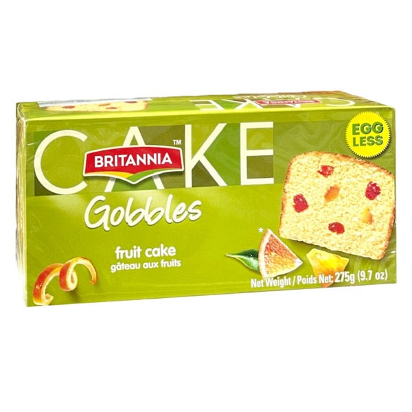 Britannia Gobbles Fruit Cake Eggless 275g
