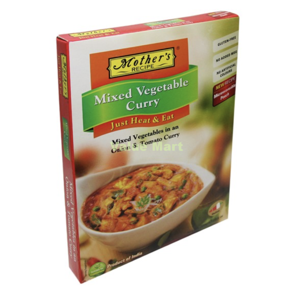 Mothers Mixed Vege Curry 300g