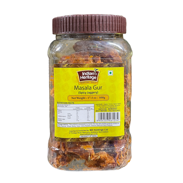 Indian Heritage Masala Gur 500g