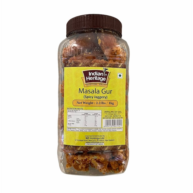 Indian Heritage Masala Gur 1kg