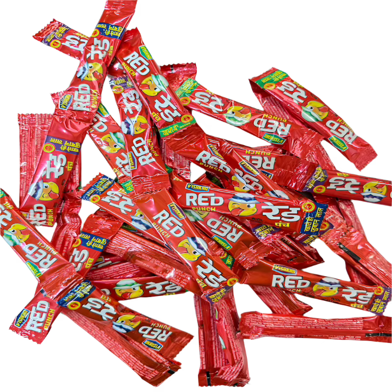 Red Punch Lal Juban Churan  x 10 Pices