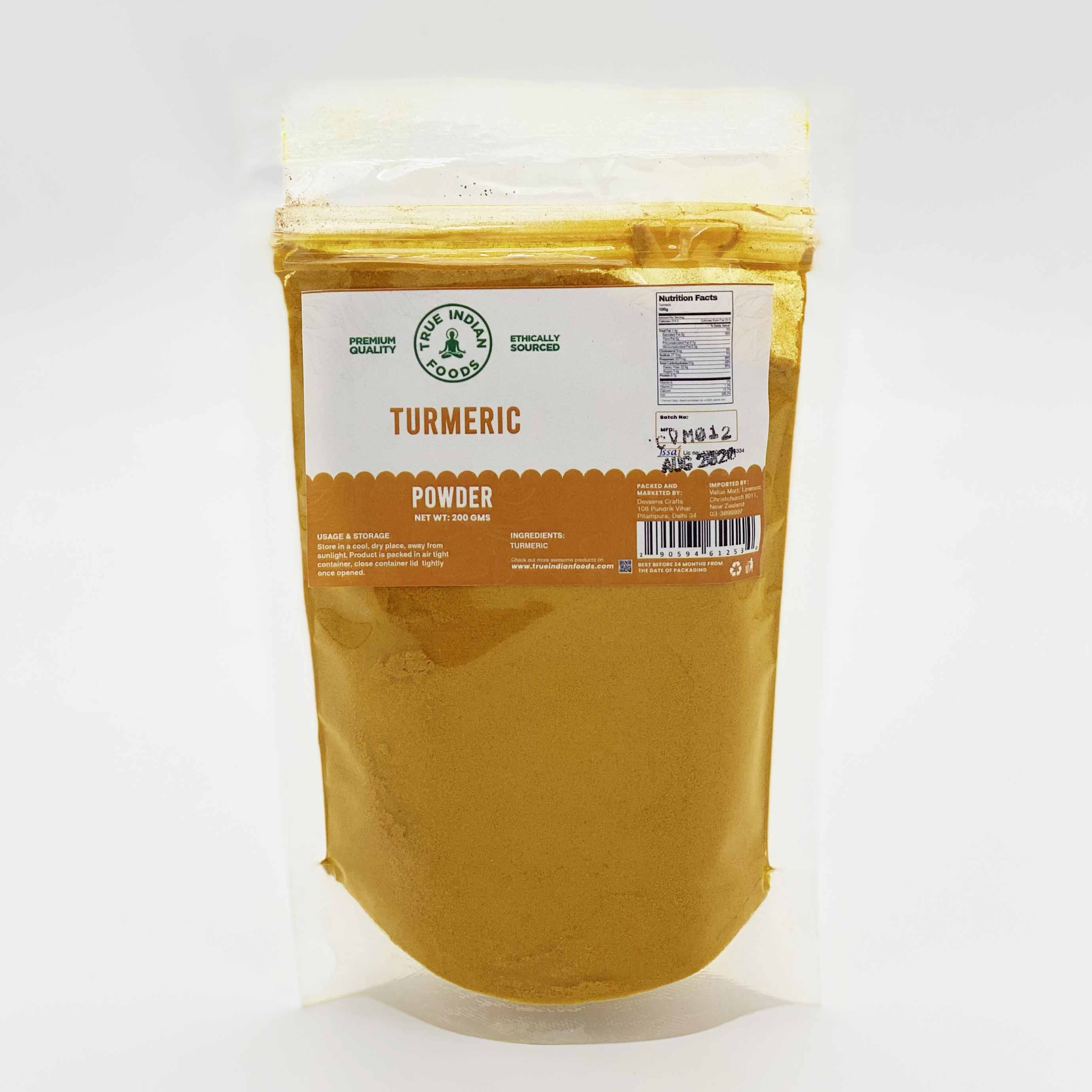 True Indian Foods Turmeric Powder 200g