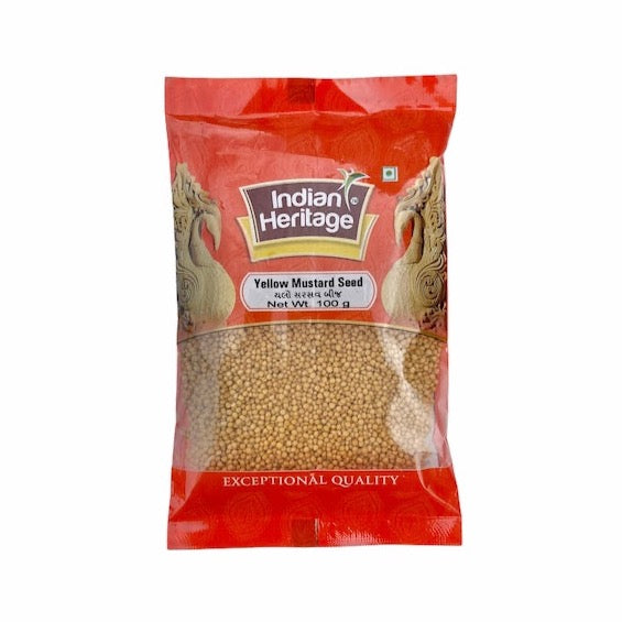 Indian Heritage Mustard Seeds Yellow 100g