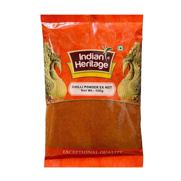 Indian Heritage Chilli Powder Extra Hot 100g