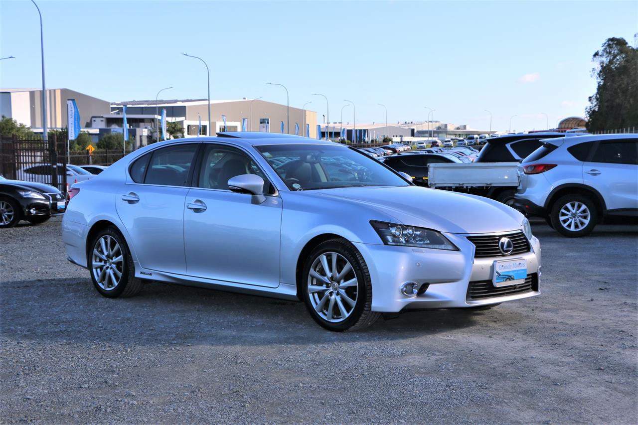 2012 Lexus GS 450h Hybrid.Sunroof.Leather.Alarm.10 Airbags.