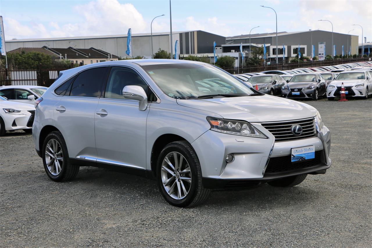 2013 Lexus RX 450h Hybrid.HUD.Leather.Rear camera.Radar cruise.Park sensors.Alarm.